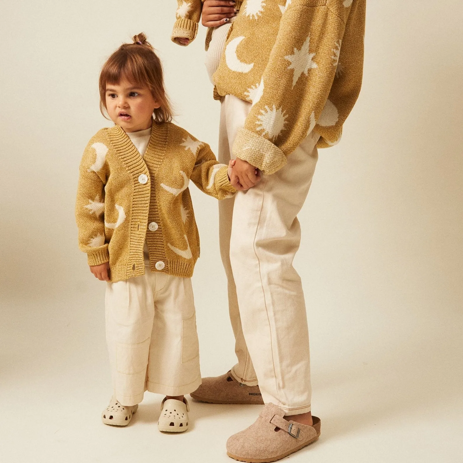 Moon Knit Cardigan - Golden