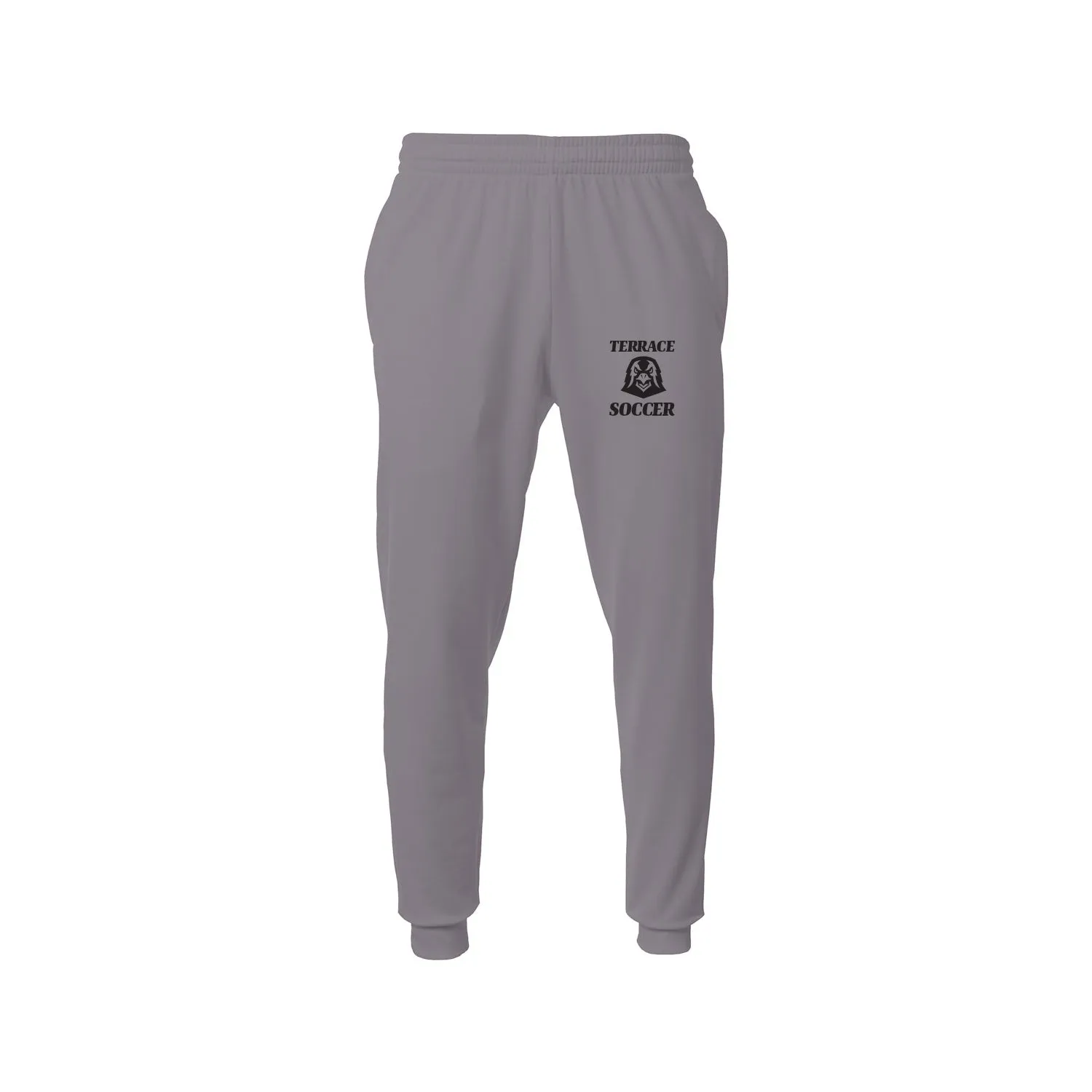 Mountlake Terrace High School Soccer Cotton Jogger (Black/Grey)