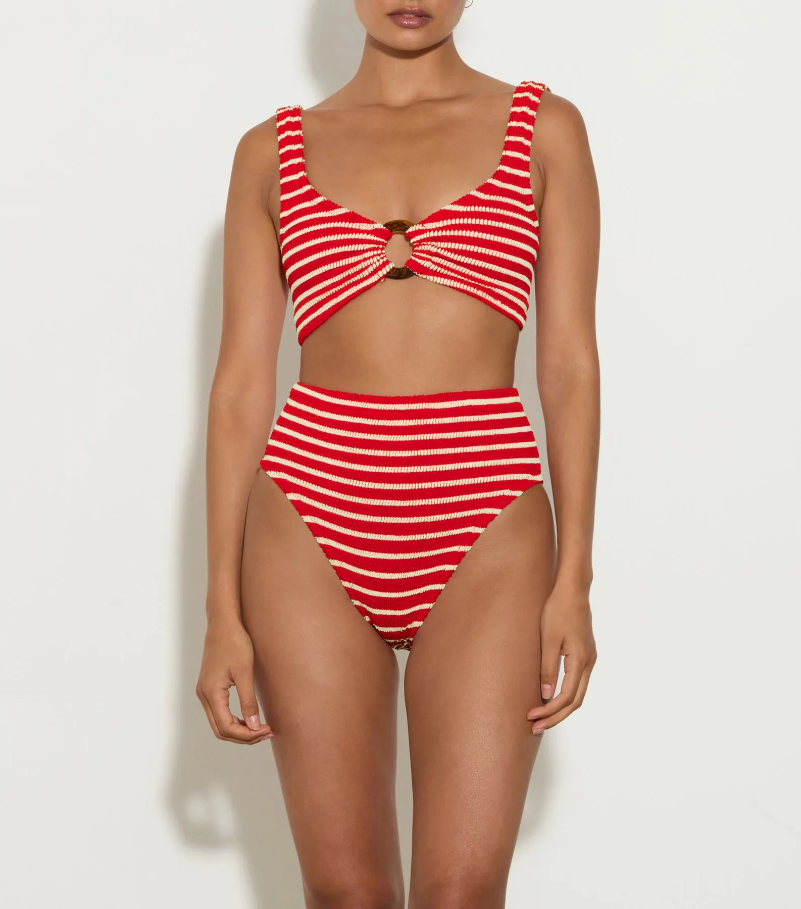 Nadine Bikini - Red/White Stripe