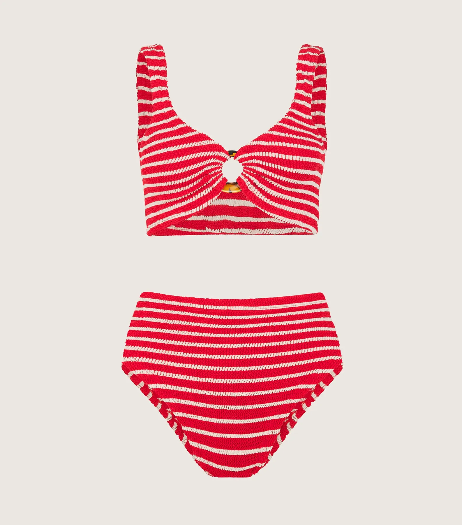 Nadine Bikini - Red/White Stripe