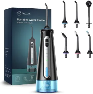 Ne win box! Cordless Portable Water Flosser with 3 Modes, 6 jets! Waterproof & rechargeable!