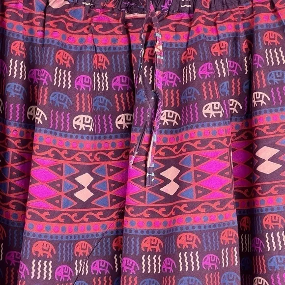 New-stylish Hi-Waist Flowy, Swingy, Boho Tribal Indian Print Long Maxi Skirt