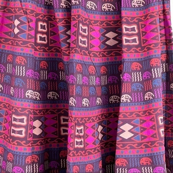 New-stylish Hi-Waist Flowy, Swingy, Boho Tribal Indian Print Long Maxi Skirt