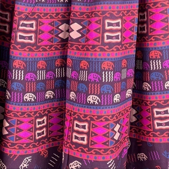 New-stylish Hi-Waist Flowy, Swingy, Boho Tribal Indian Print Long Maxi Skirt