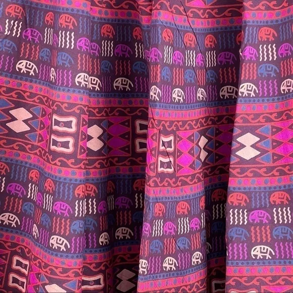 New-stylish Hi-Waist Flowy, Swingy, Boho Tribal Indian Print Long Maxi Skirt