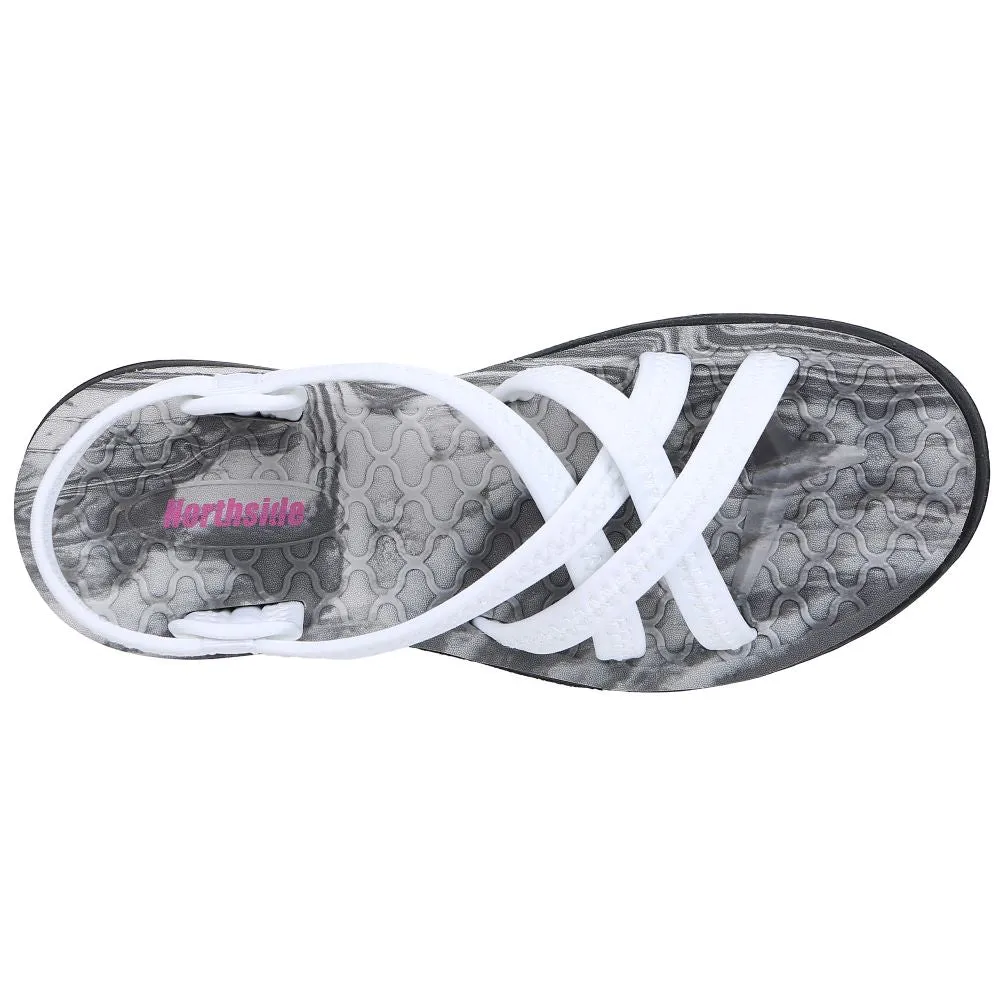 'Northside' Women's Mori Comfort Casual Sport Sandal - White