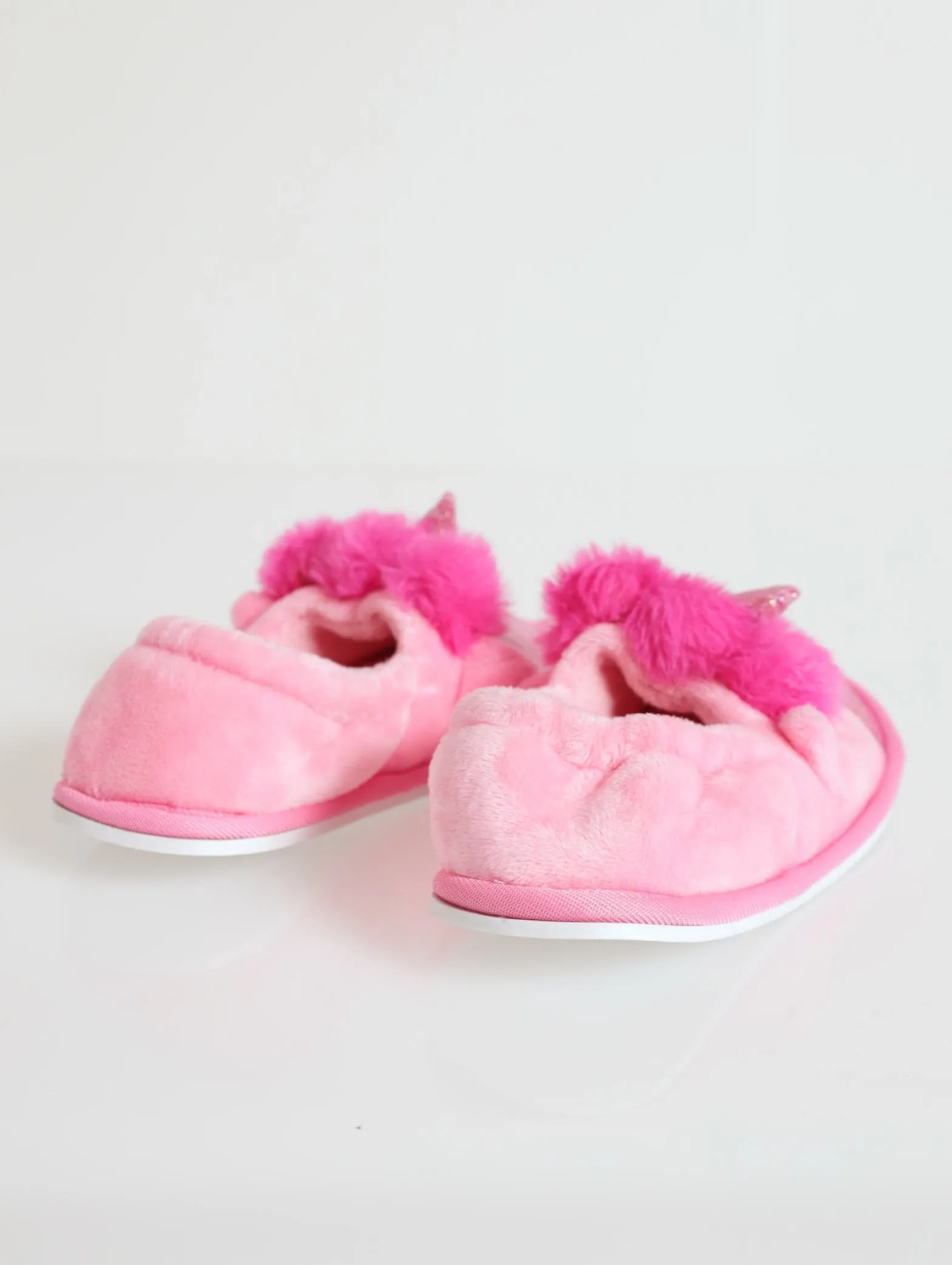 Novelty Poms Slipper - Light Pink