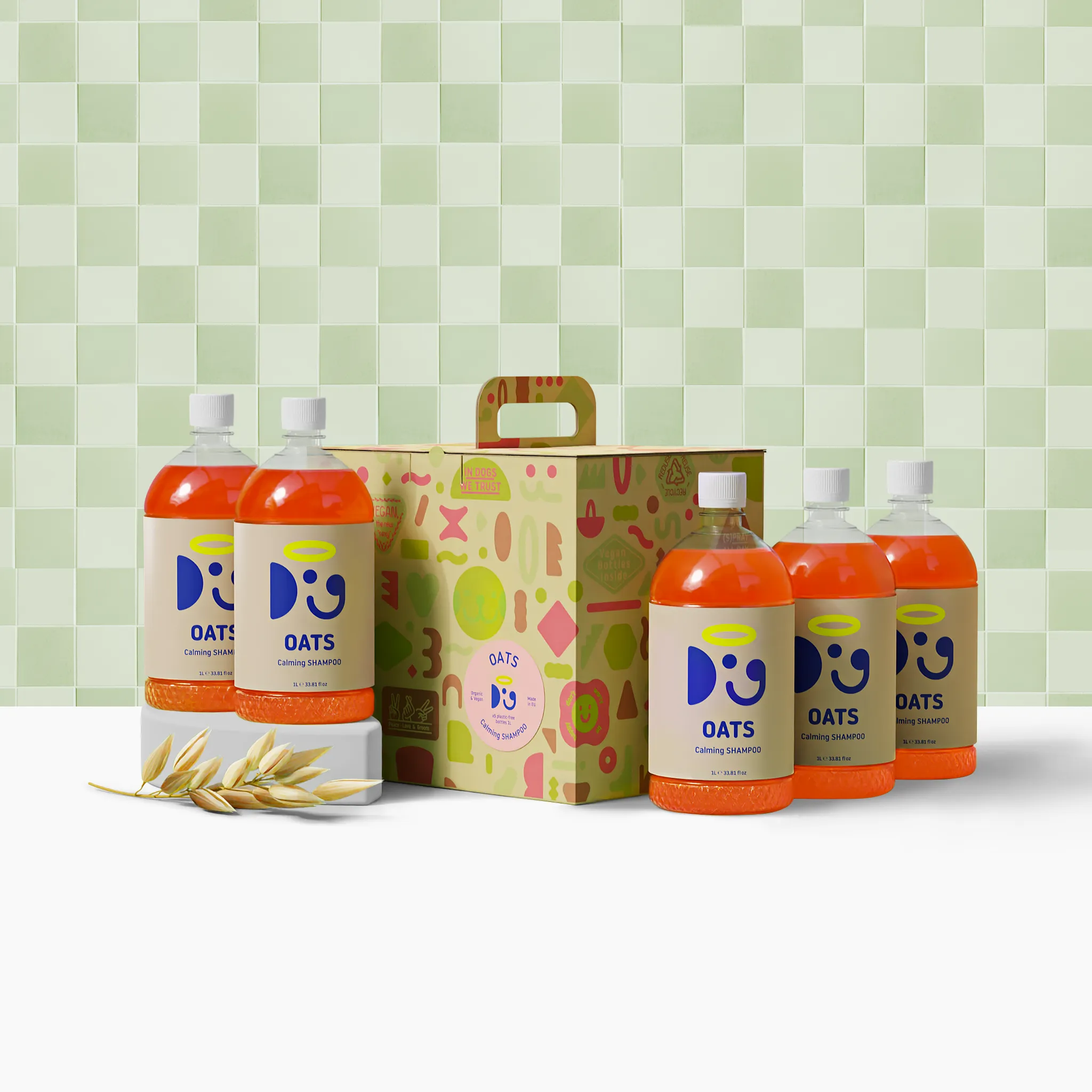 OATS SHAMPOO | Groomers set 5L/1.32 Gal
