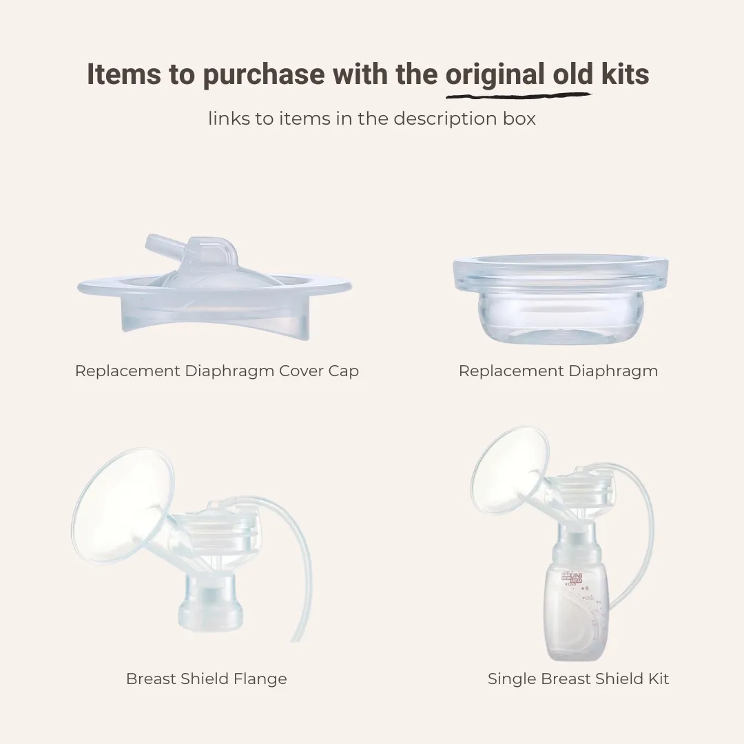Original Unimom Double Breast Shield Kit