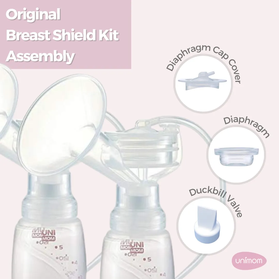 Original Unimom Double Breast Shield Kit