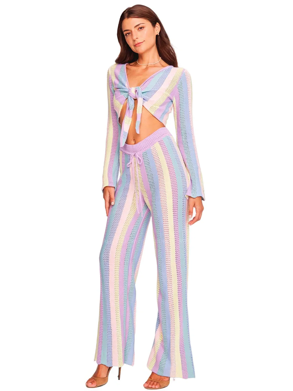 Paloma Knitted Crop-Paloma Knitted Pant ::RET