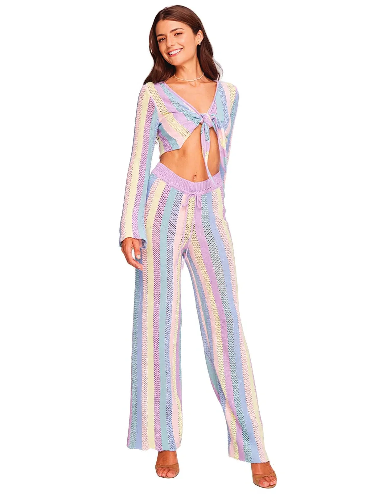 Paloma Knitted Crop-Paloma Knitted Pant ::RET