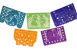 Papel Picado for Dia de Muertos from Puebla