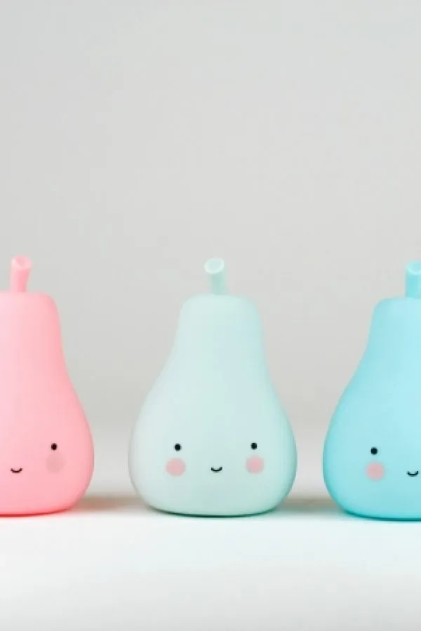 Pear Night Light, Pink