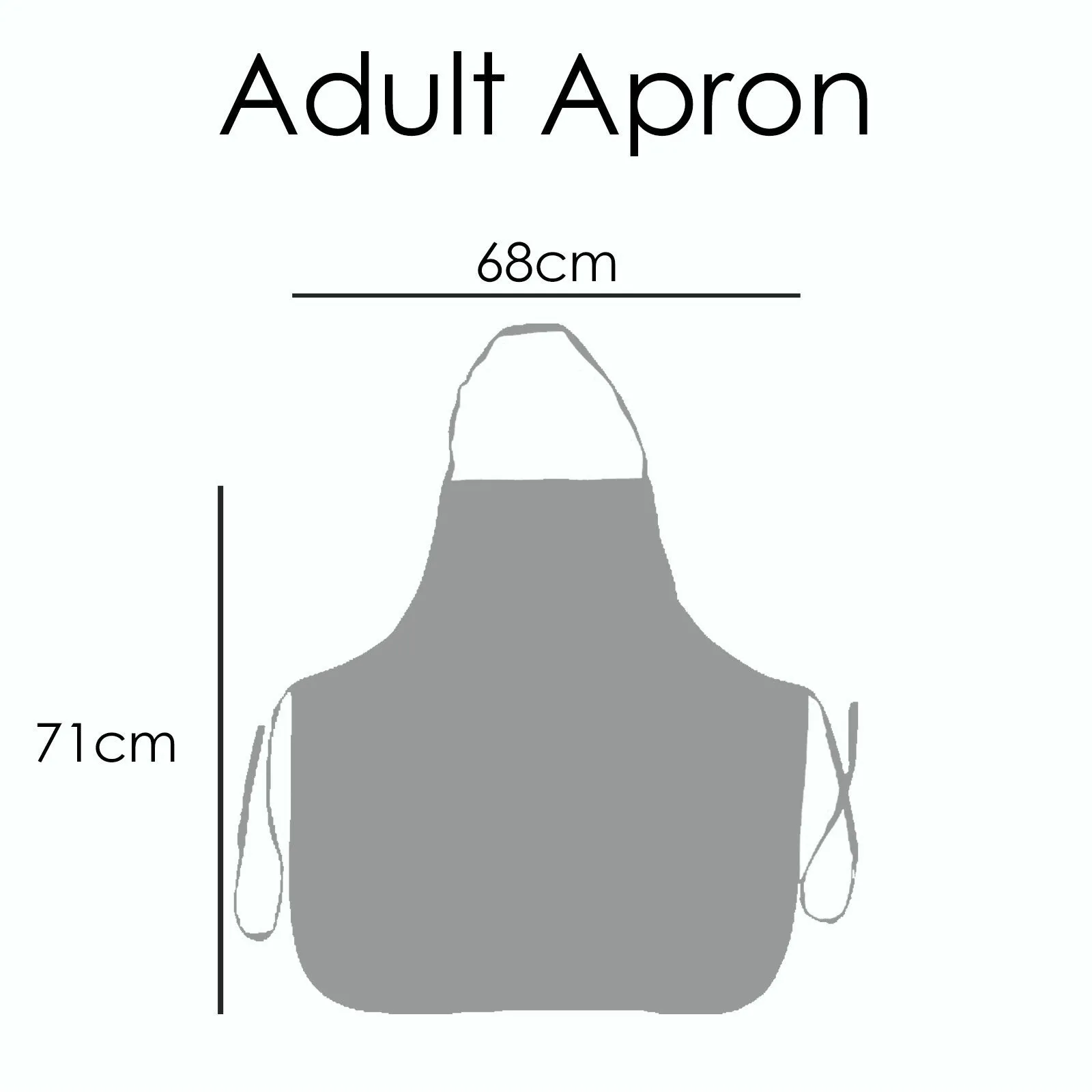 Personalised Canvas Apron with Stylish Text and Floral Mother’s Day Message