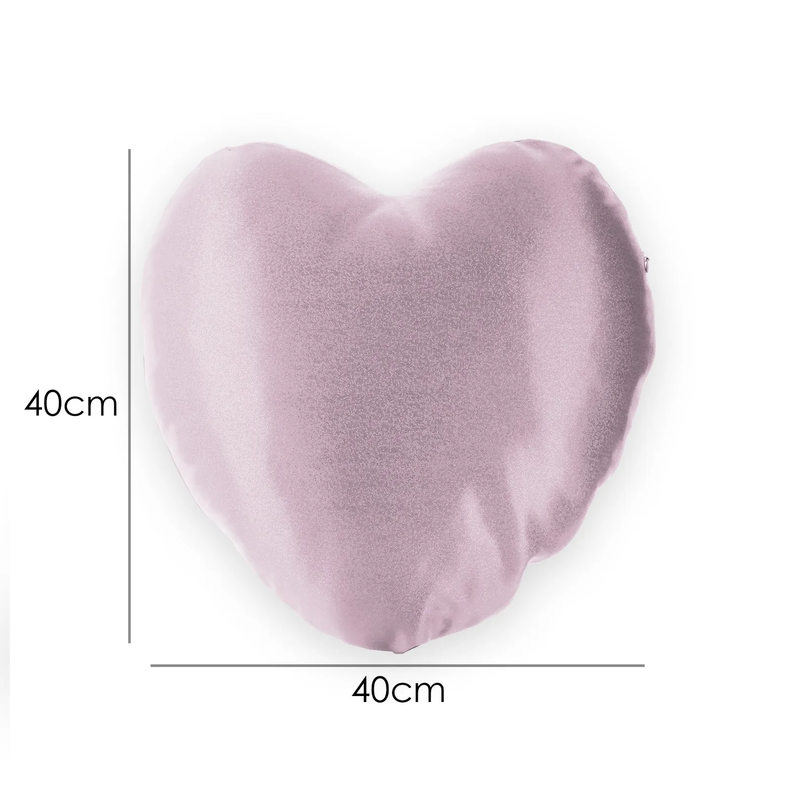 Personalised Glitter Heart Cushion with Stylish Text and Forever Friend Monster Message