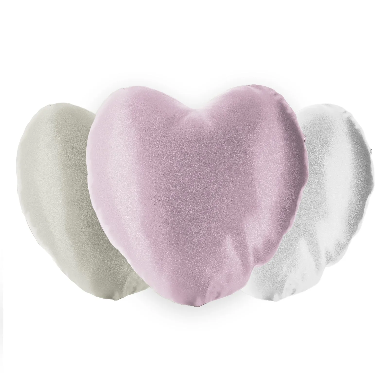 Personalised Glitter Heart Cushion with Stylish Text and Forever Friend Monster Message