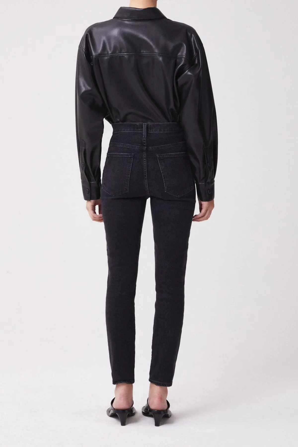 Pinch Waist Ultra High Rise Skinny in Hotline