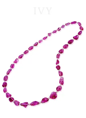 Pink Spinel Necklace