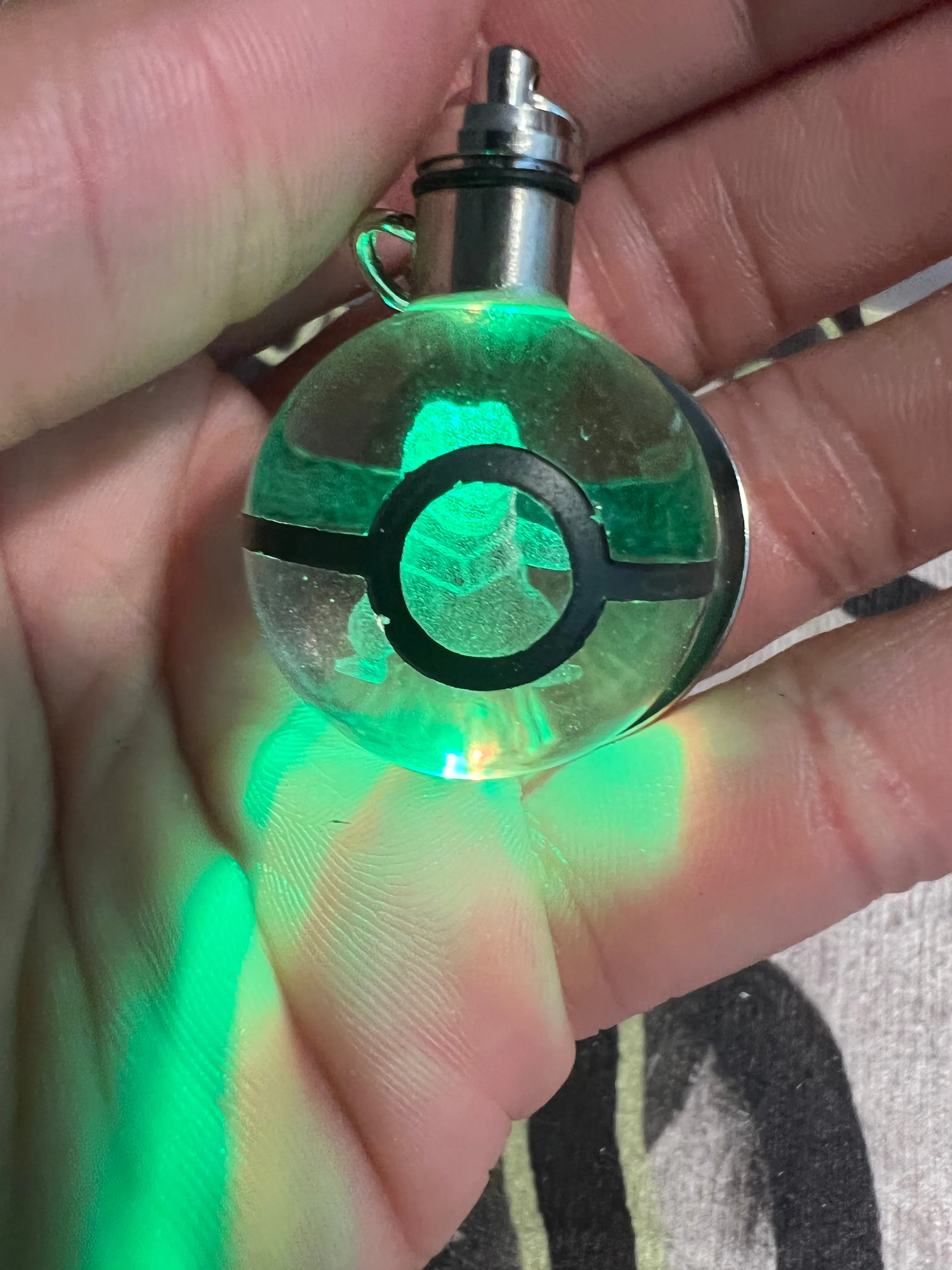 Pokemon Totodile LED Light Up Keychain