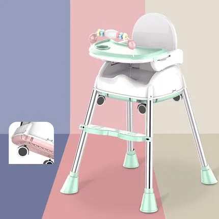 Portable Folding Baby Dining High Chair/Trona Bebé Children Feeding Chair Toddler Booster Seat  Kids Food Eating Chair Baby Seat