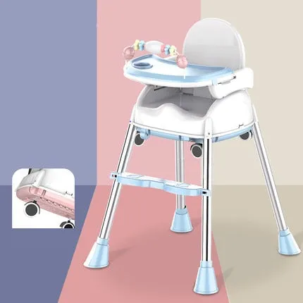 Portable Folding Baby Dining High Chair/Trona Bebé Children Feeding Chair Toddler Booster Seat  Kids Food Eating Chair Baby Seat
