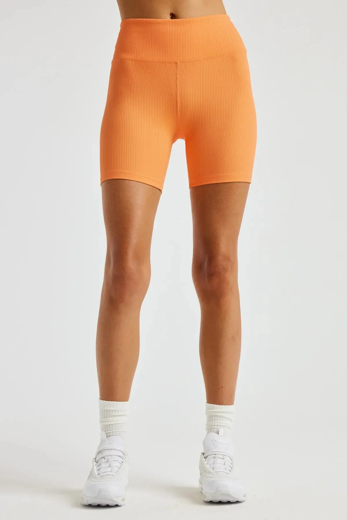Ribbed High High Biker Short