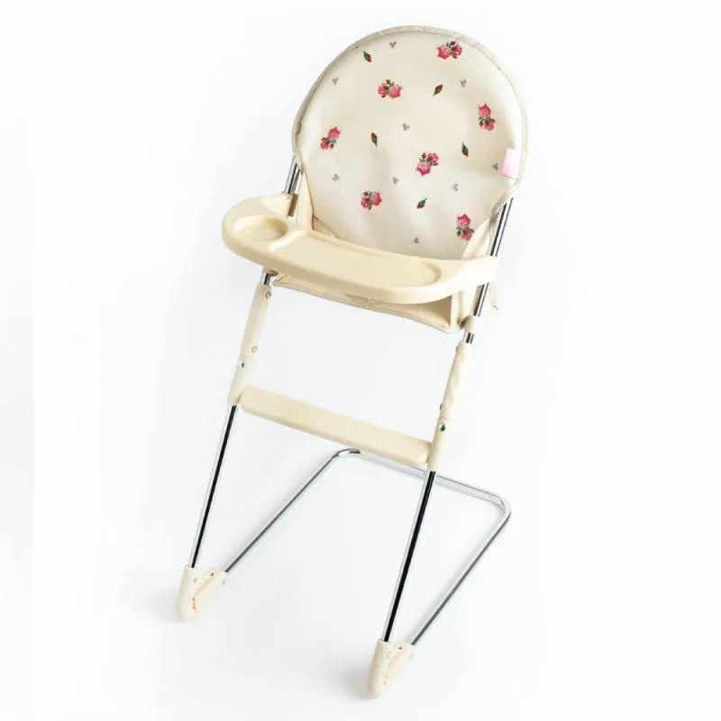 Roma darcie dolls high chair in cream
