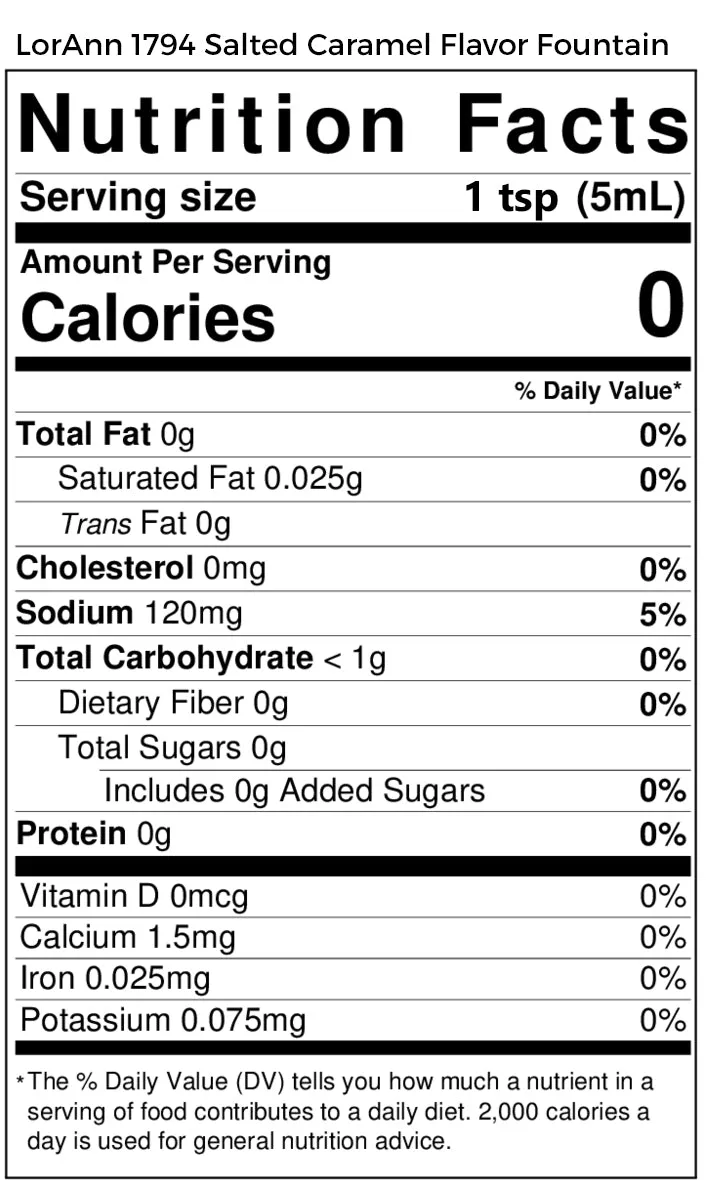Salted Caramel Flavor - 4 oz. - 32 oz. - Ice Cream and Beverage Flavors - LorAnn Oils - Canadian Distribution