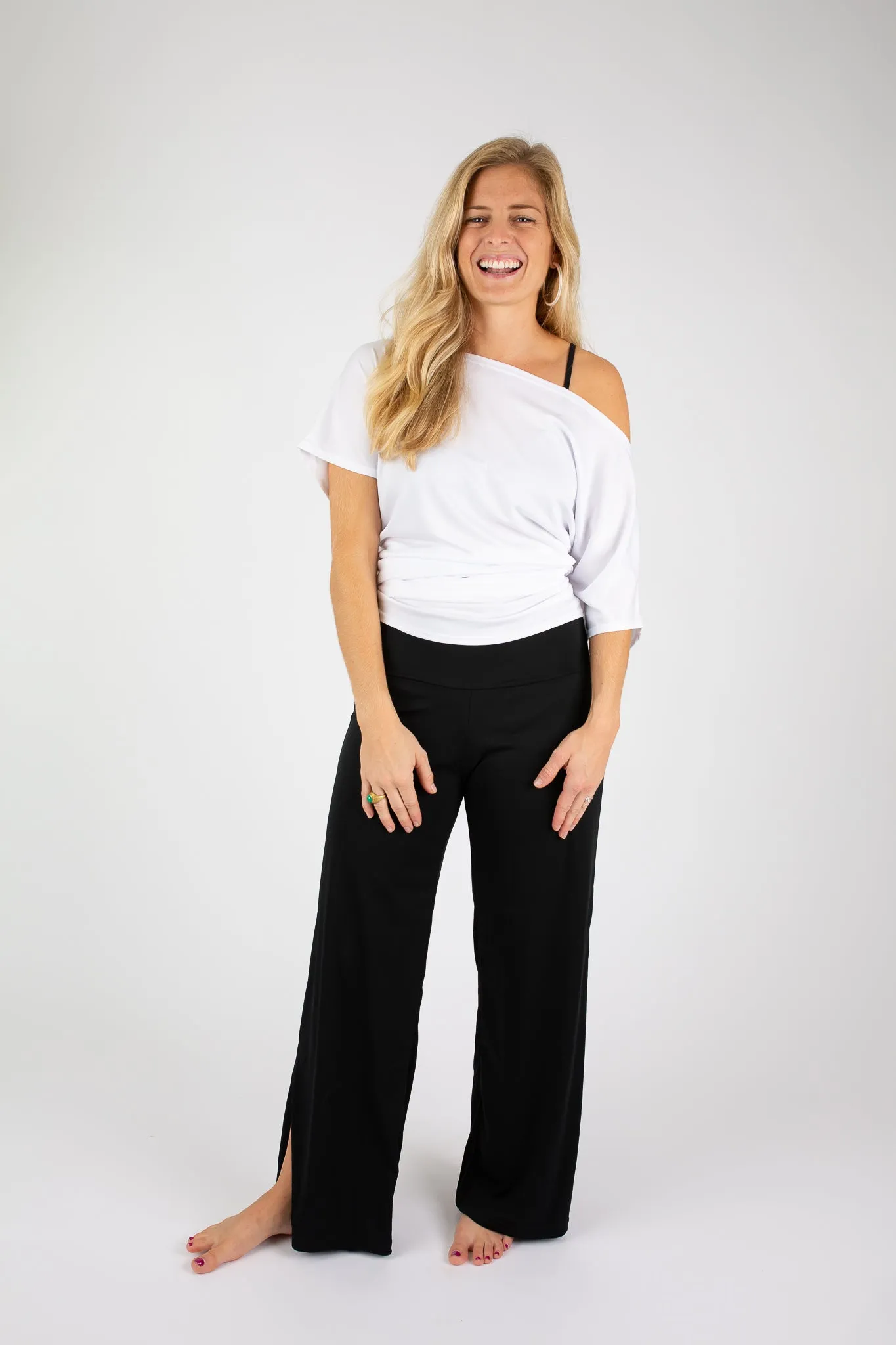 Sand Dunes White Mini Coastal Caftan
