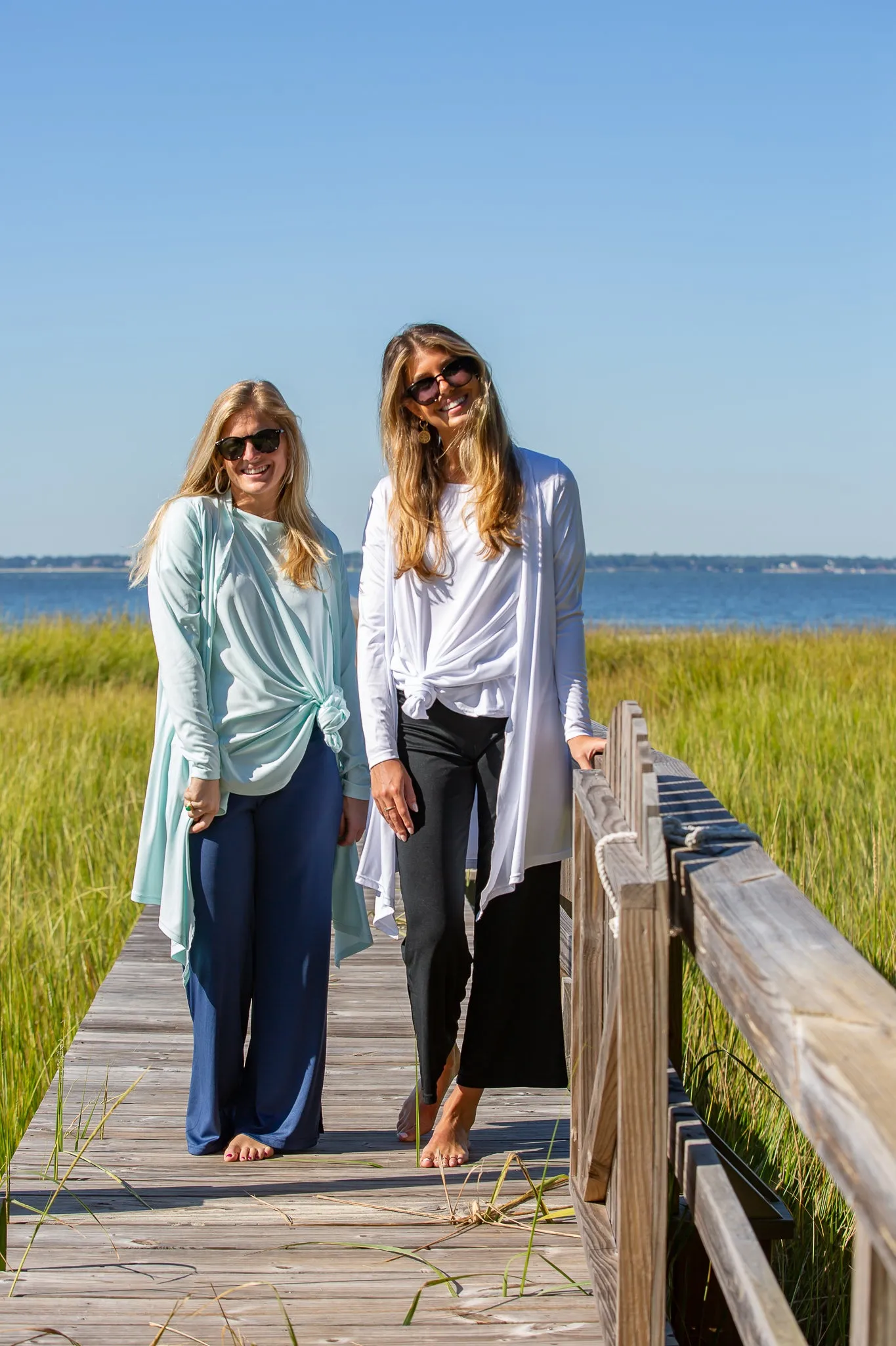 Sand Dunes White Mini Coastal Caftan