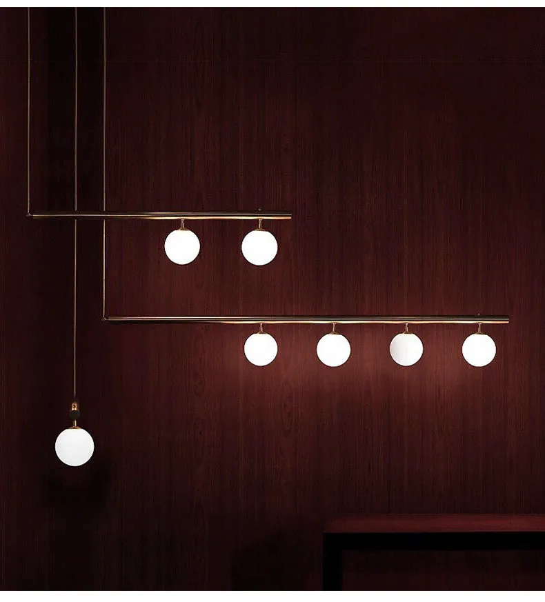Satellite suspension ceiling light