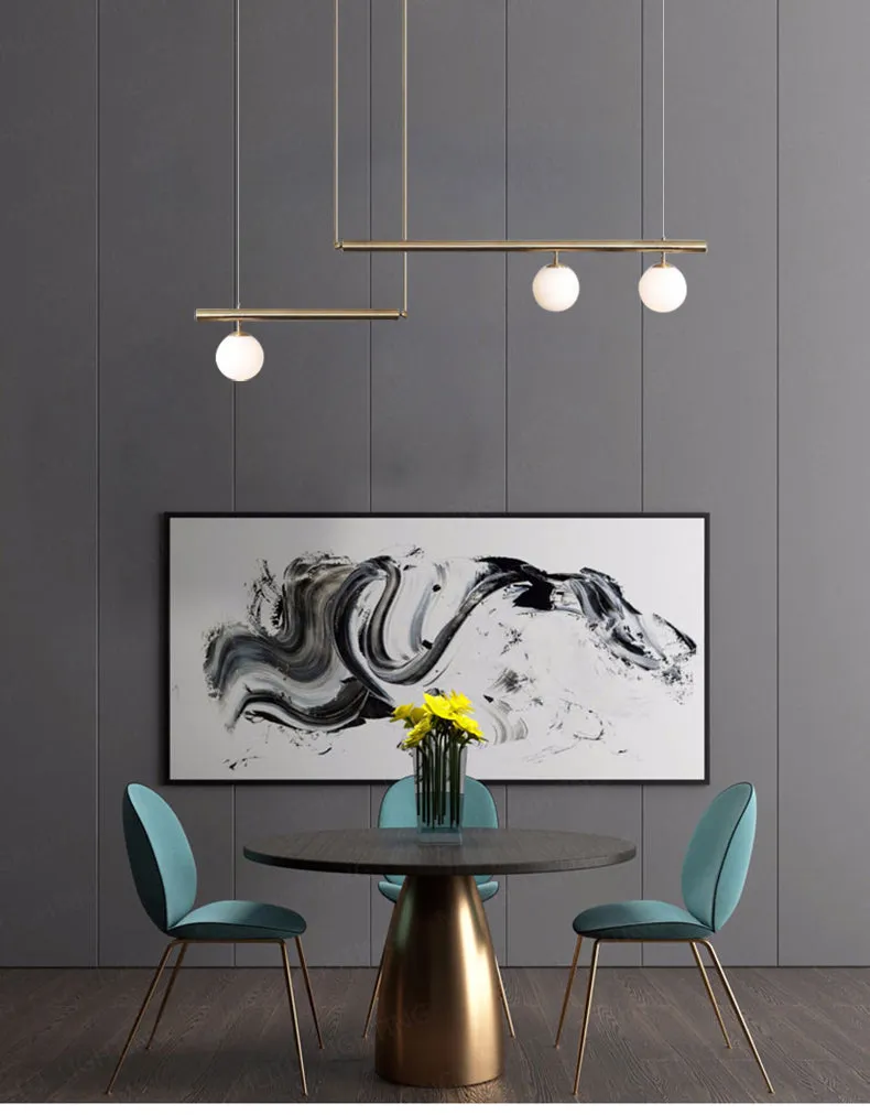 Satellite suspension ceiling light