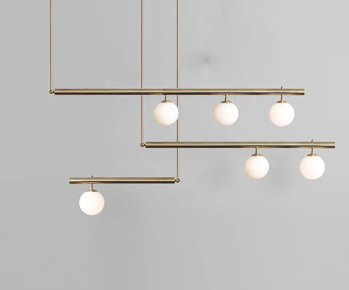 Satellite suspension ceiling light