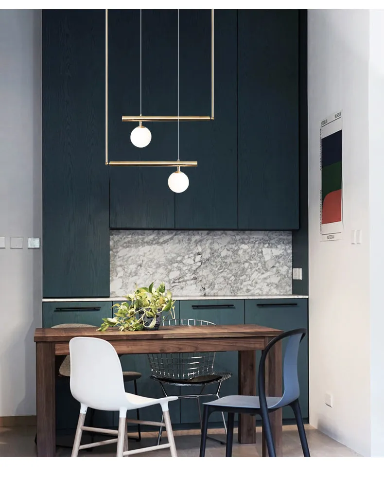 Satellite suspension ceiling light