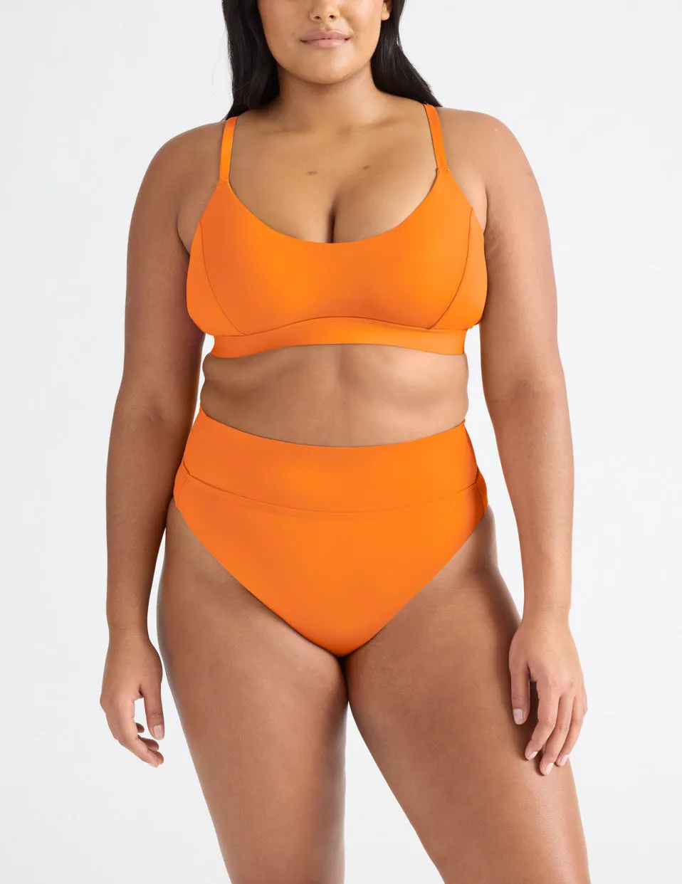 Sculpt High Rise High Cut Swim Bottom