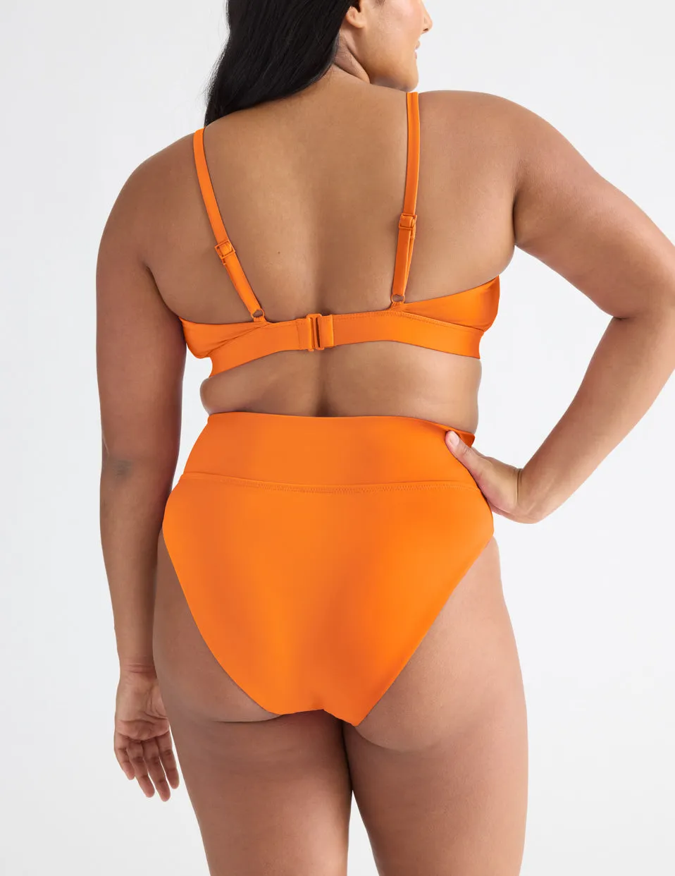 Sculpt High Rise High Cut Swim Bottom