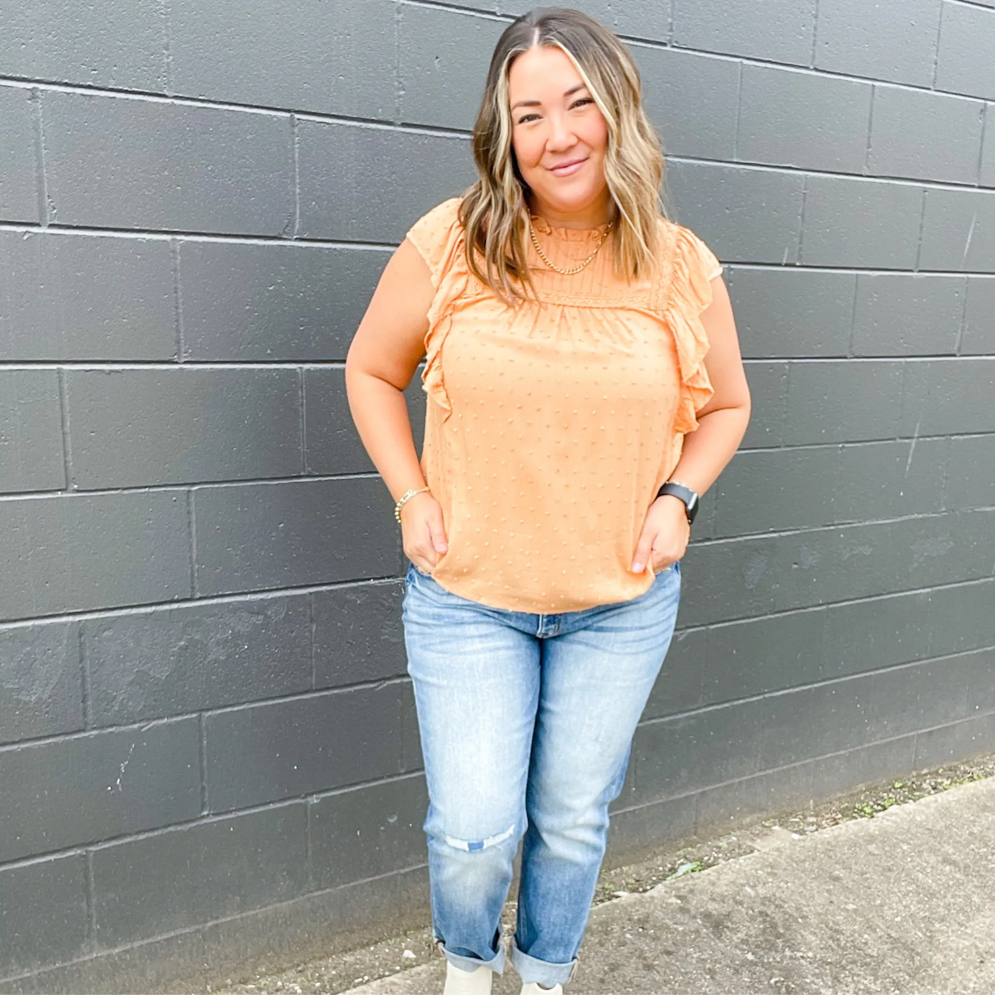 Serene Dreams Dusty Orange Top