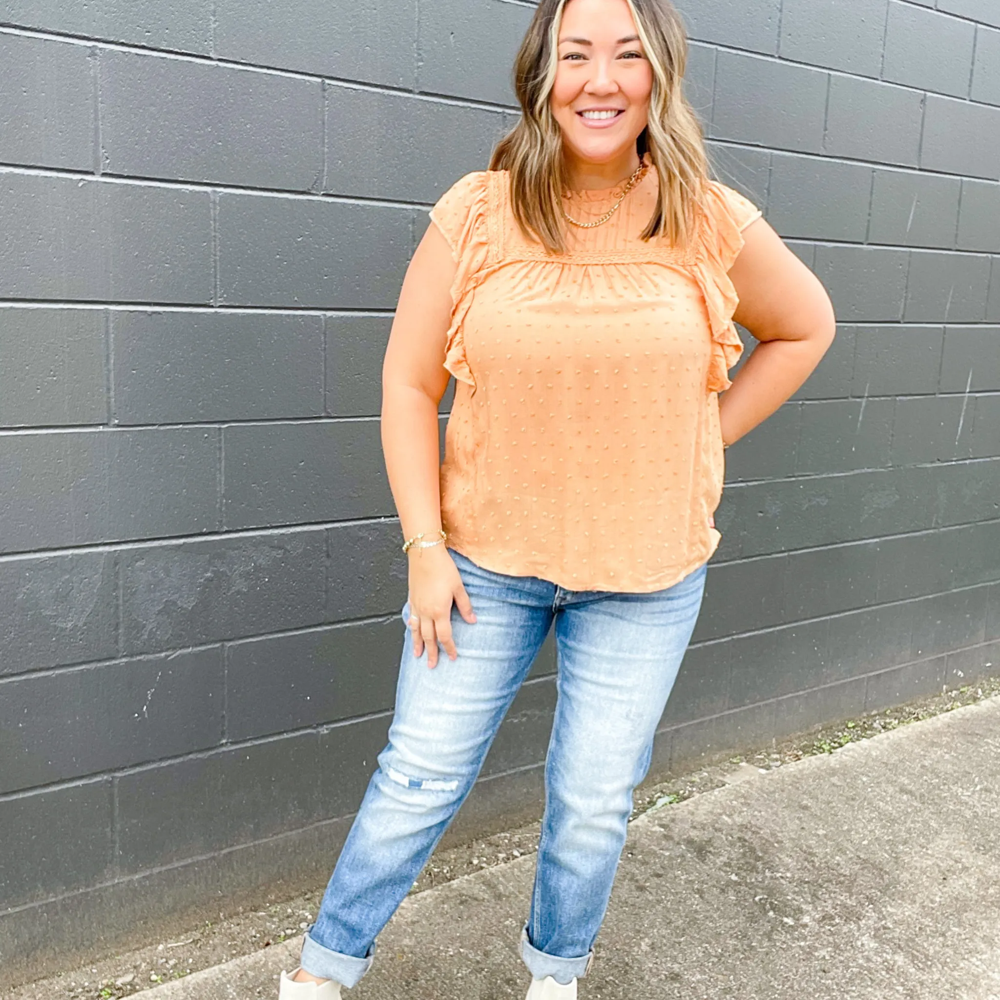 Serene Dreams Dusty Orange Top