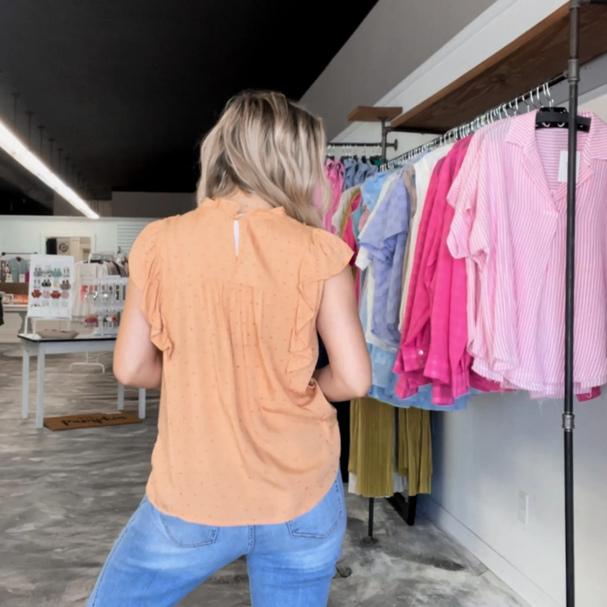 Serene Dreams Dusty Orange Top