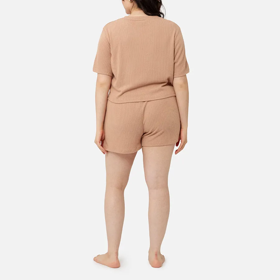 Set T-shirt de manga corta   Short (Praline)