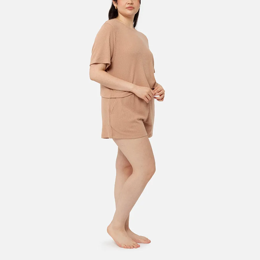 Set T-shirt de manga corta   Short (Praline)