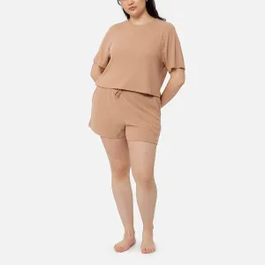 Set T-shirt de manga corta   Short (Praline)