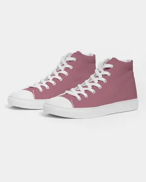 Shaded Pastel Pink High-Top Canvas Sneakers | Men's | C0M60Y15K30