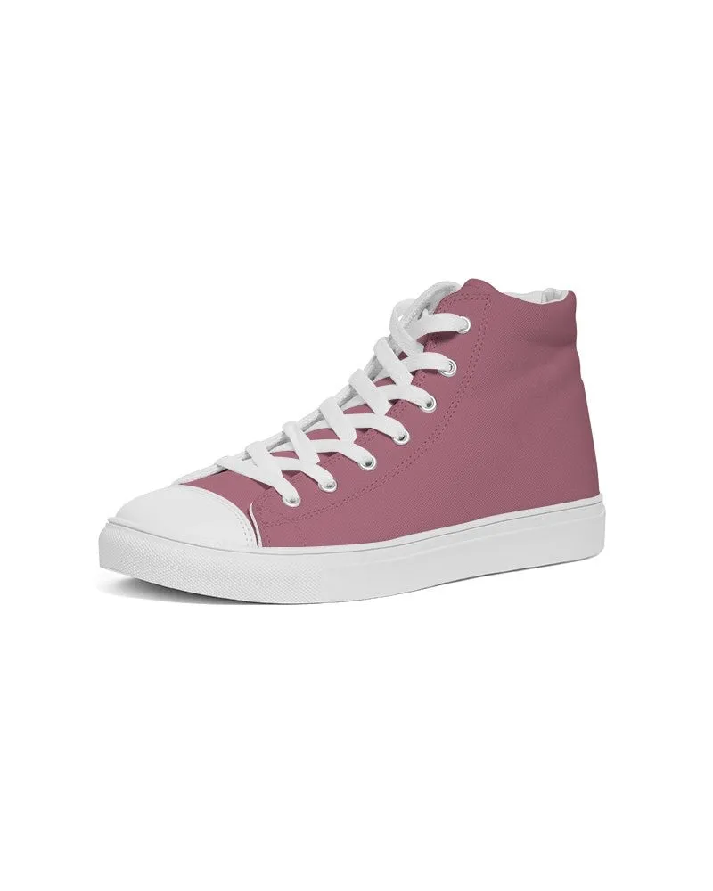 Shaded Pastel Pink High-Top Canvas Sneakers | Men's | C0M60Y15K30