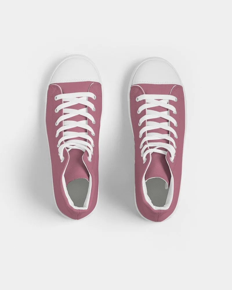 Shaded Pastel Pink High-Top Canvas Sneakers | Men's | C0M60Y15K30