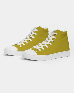 Shaded Yellow High-Top Canvas Sneakers | Women's | C0M12Y100K30