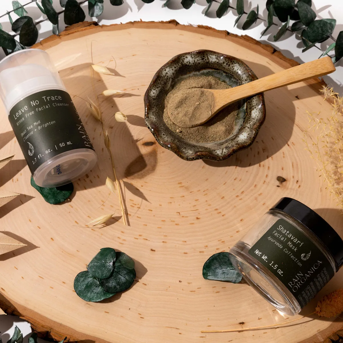 Shatavari Face Mask   Leave No Trace Cleanser
