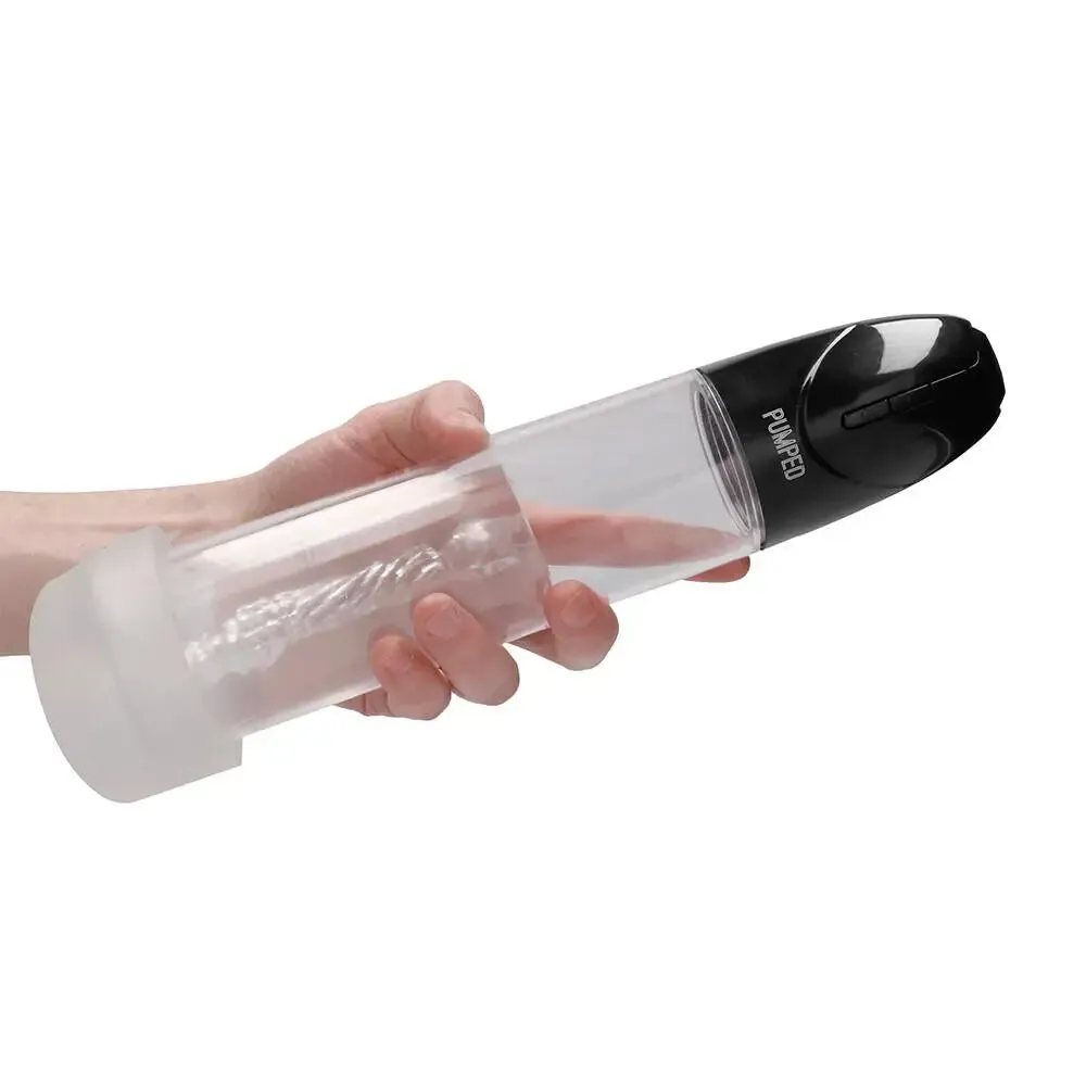 Shots Toys Clear Pumped Rechargeable Smart Cyber Pump