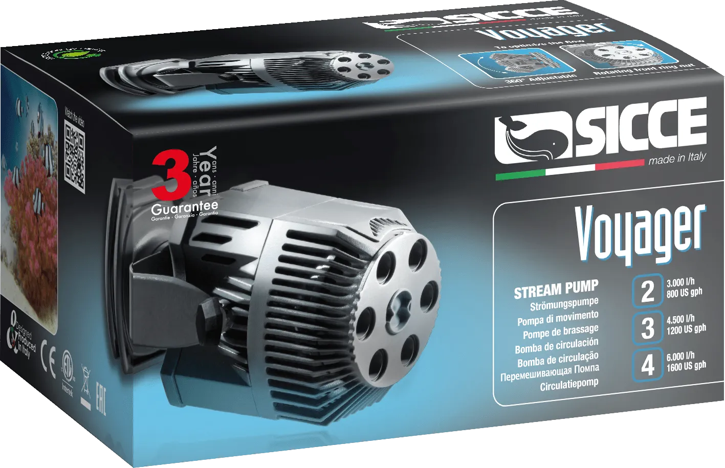Sicce Voyager 4 Stream Pump 6000 L/H